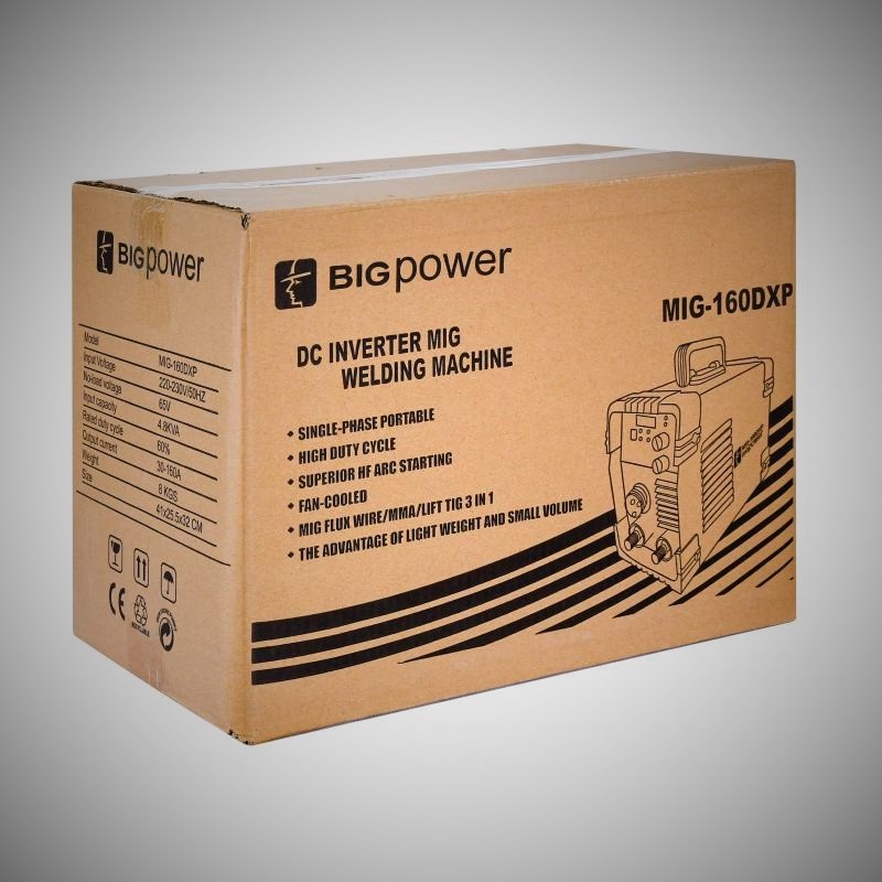 BIGPOWER รุ่น MIG-160DXPเครื่องเชื่อมโลหะ ตู้เชื่อม 3ระบบ MIG-MMA-TIG ...