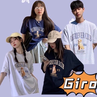 Giro  เสื้อยืด  สกีนลายน้องหมาน้องแมว เสื้อยืดใส่ในวันสบายๆ ราคาน่ารัก 1993-1984RTV