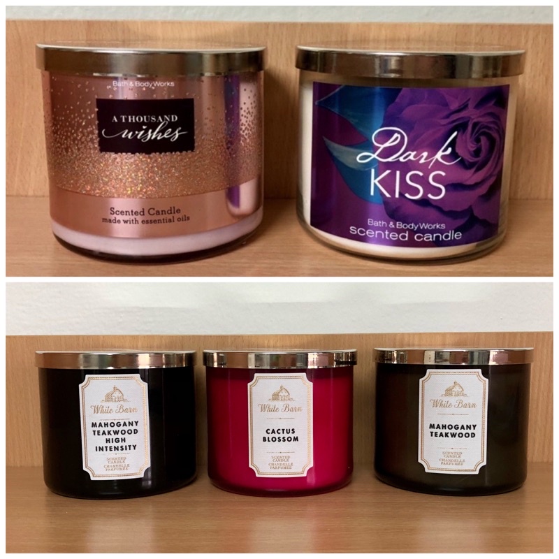 Bath and Body Works 3 wicks candle เทียนหอม แบบ 3 หัวจุด