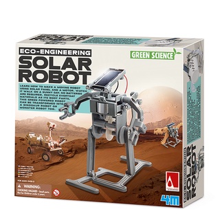 [ใช้ 2 โค้ดลดเพิ่ม] 4M ของเล่นเสริมทักษะ Eco Engineering - Solar Robot