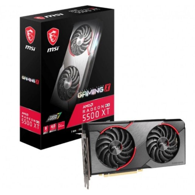 MSI 8GB GDDR6 Rx5500xt การ์ดจอมือสอง