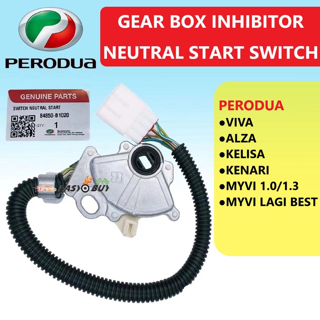 AUTO GEARBOX INHIBITOR NEUTRAL SWITCH AND SENSOR (8PIN) - PERODUA MYVI ,KENARI, KELISA, ALZA & AVANZ