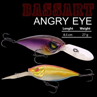 เหยื่อปลอม BASSART ANGRY EYE สำหรับตกปลา