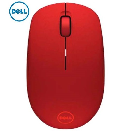 เม้าส์ไร้สายเดล Kit - WM126 Dell Optical Wireless Mouse - Red
