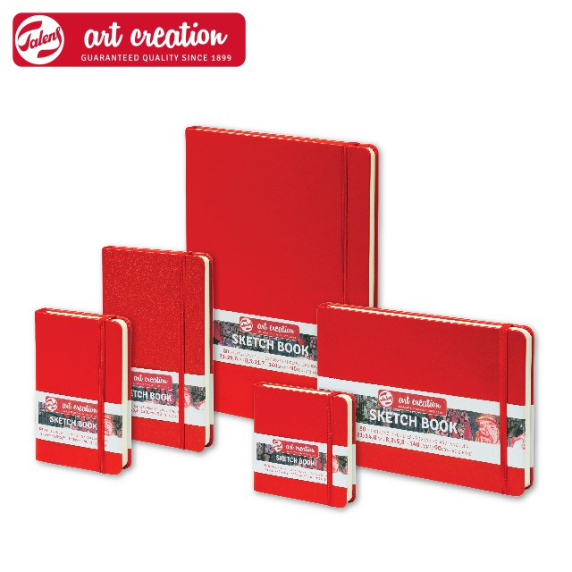 ARTCREATION SKETCHBOOK TAC แดง (TAC SK.BLCK RED 140G) 1 เล่ม