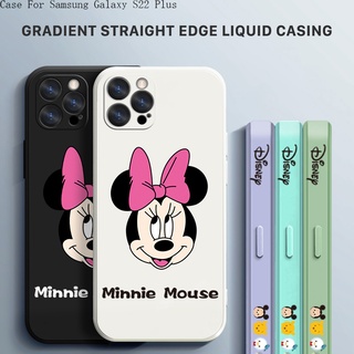 Compatible With Samsung Galaxy S22 Plus Ultra S22+ 5G สำหรับ Case Cute Mouse เคส เคสโทรศัพท์ เคสมือถือ