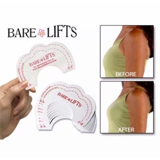 !!! พร้อมส่ง !!! BARE LIFTS 5คู่!!พร้อมปิดจุกกระดาษ แผ่นยกกระชับหน้าอก สติ๊กเกอร์ยก