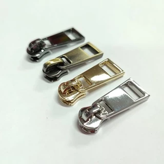 ปลีก/ส่ง (5ชิ้น) ชุดหัวและหางซิปฟันเหล็กเบอร์5 (ZP8012) (ใช้กับเส้นซิปฟันเหล็ก)