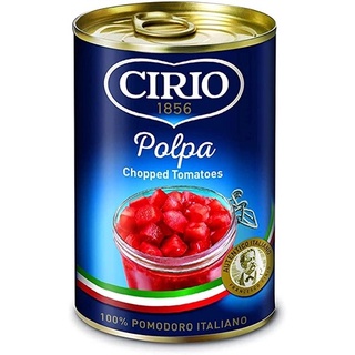 มะเขือเทศ แบบสับหยาบ CIRIO Chopped Tomato ขนาด 400 g. นำเข้าจากอิตาลี