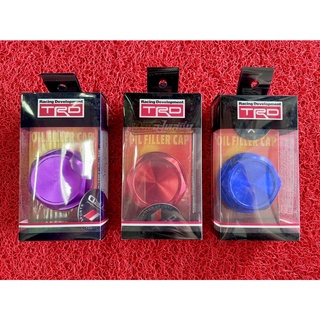 🔥มีของพร้อมส่ง🔥 ฝาน้ำมันเครื่องแต่ง TRD สำหรับรถ TOYOTA ทุกรุ่น ฝาน้ำมันเครื่องสี มีให้เลือกหลายสี