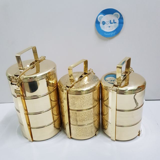 *ปิ่นโตทองเหลือง มี 3 แบบให้เลือก Brass byfa