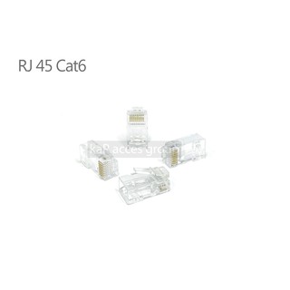 หัวแลน RJ45 Cat6 แบบเสียบเข้าสายทะลุ