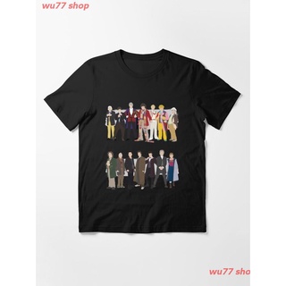 New The 14 Doctors Essential T-Shirt เสื้อยืด ดพิมพ์ลาย ดผ้าเด้ง คอกลม cotton ความนิยม sale Unisex