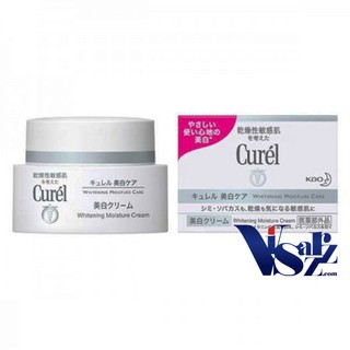 Curel Whitening Moisture Care Cream 40g ครีมไวท์เทนนิ่งสำหรับผิวแพ้ง่าย ให้ความชุ่มชื้นพร้อมผิวกระจ่างใส