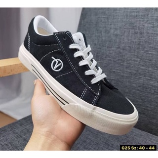 🛒Vans หนังกลับสีดำ พร้อมกล่อง🛍sz.40-44