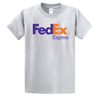 เสื้อยืดคอกลม แฟชั่น สตรีท ลาย fedex express เสื้อยืดคุณภาพส่งออก หนานุ่ม ไม่หด รับประกัน