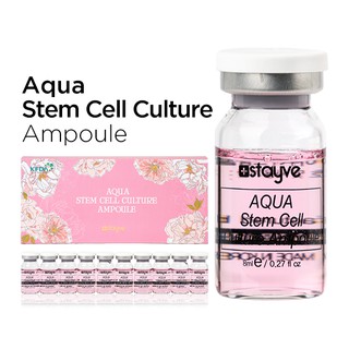 STAYVE AQUA STEM CELL CULTURE AMPOULE 8ml **พร้อมส่งทันที!! ของแท้ 100% นำเข้าจากเกาหลี แบ่งขาย 1 ขวด**