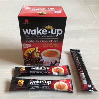 กาแฟ กาแฟเวียดนาม กาแฟขี้ชะมด กาแฟสำเร็จรูป 3in1 (wake up) (นำเข้าจากเวียดนาม) ขนาด (1กล่อง=18ซอง=306g)