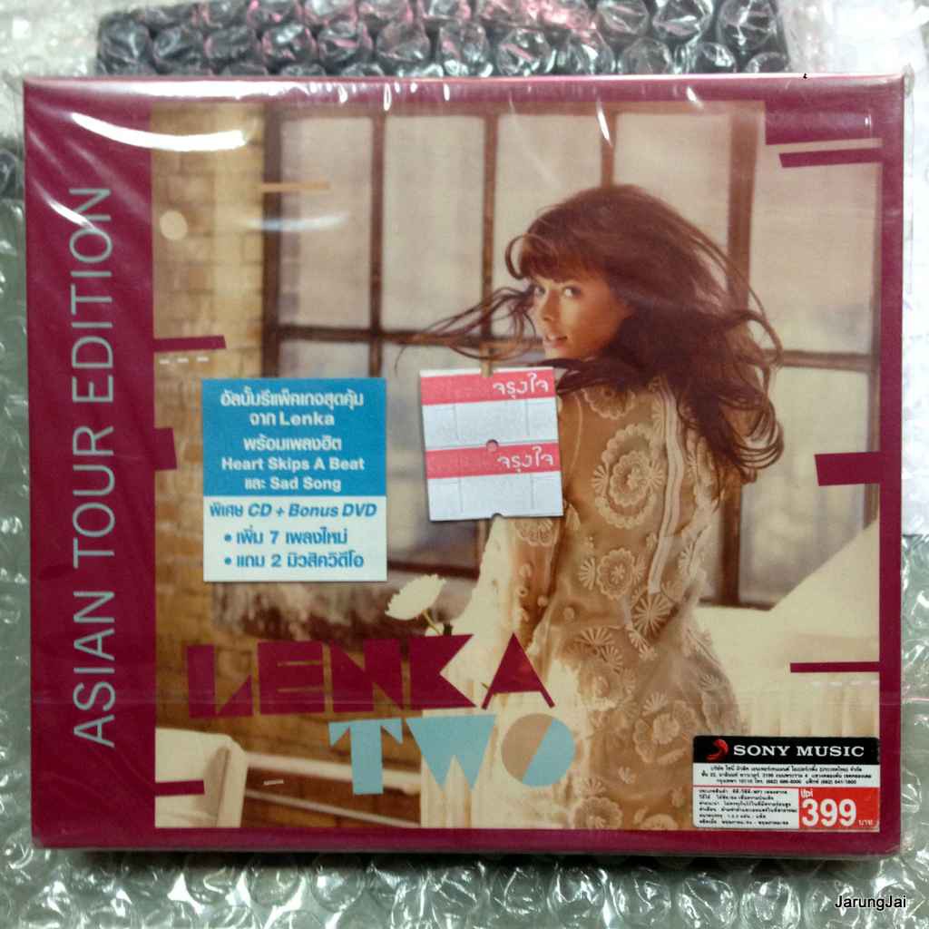 cd Lenka Two เพลงสากล asian tour edition sony music heart skips a beat มี bonus DVD