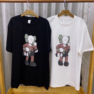 เสื้อยืดคอกลม【COD】 เสื้อยืดคอกลม แขนสั้น Kaws 003 COMEING CLUB oversizeS-5XL