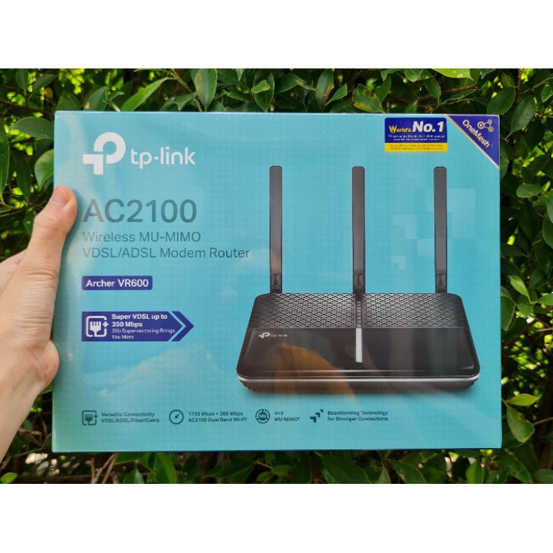 🔥🔥 NEW !! ซีลครบ ศท. TP-LINK AC2100 Archer VR600 Wireless MU-MIMO VDSL/ADSL Modem Router ประกันตลอดอ