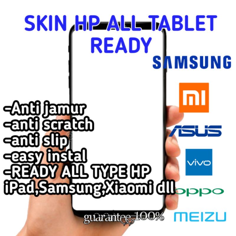 GARSKIN GLITTER ANTI-FUNGAL TABLET สําหรับ IPAD, SAMSUNG, XIAOMI, ETC