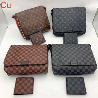 กระเป๋าสะพายข้างผู้ชาย Louisvuitton กระเป๋าตังค์ผู้ชาย หลุยส์