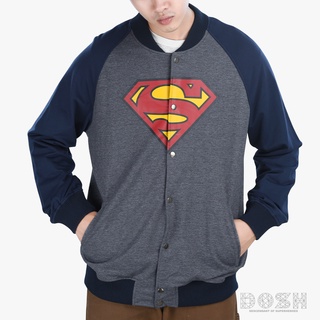 DOSH MENS JACKET SUPERMAN เสื้อแจ็คเก็ตซุปเปอร์แมน รุ่น WSMJ5043-GY