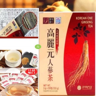 ชาโสมเกาหลี​ Korea One Ginseng Tea.1 กล่อง มี 100 ซอง