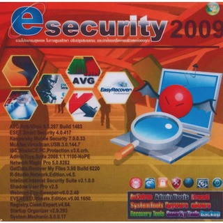 แผ่นโปรแกรมคอมพิวเตอร์ PC Esecurity 2009 ( 1 CD )