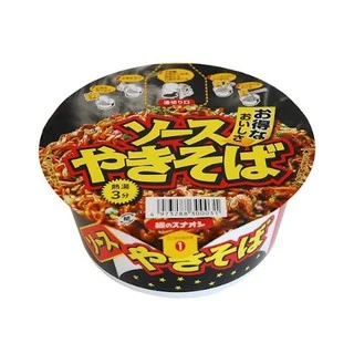 SUNAOSHI YAKISOBA CUP (10986) บะหมี่กึ่งสำเร็จรูปญี่ปุ่น รสยากิโซบะ JAPANESE INSTANT RAMEN