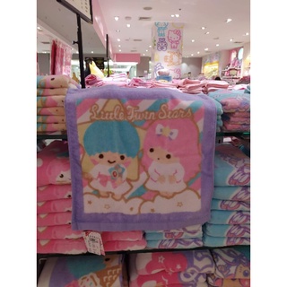 SANRIO ผ้าขนหนูเช็ดหน้า ลิตเติ้ลทวินสตาร์ 13x13 นิ้ว