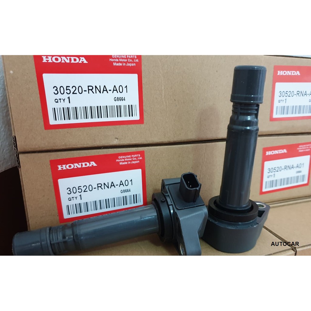 คอยล์จุดระเบิด HONDA แท้ศูนย์ (Made in Japan) PART NO 30520-RNA-A01 ...