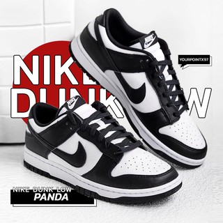 [ พร้อมส่งในไทย ] Nike Dunk low Black White " PANDA " ของแท้ 100 %