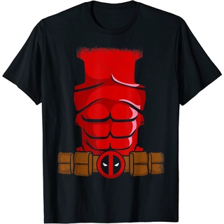 เสื้อยืดผ้าฝ้ายพิมพ์ลายคลาสสิก เสื้อยืดแขนสั้น พิมพ์ลาย Marvel Deadpool Wade Wilson พรีเมี่ยม ของแท้ แฟชั่นสําหรับผู้ชาย