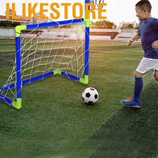 [READY STOCK] Ilikestore 2 In 1 ชุดโกลฟุตบอลขนาดพกพาสําหรับเด็ก