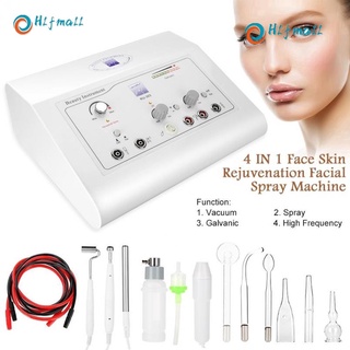 4 in 1 High Frequency Galvanic Vacuum Spray Facial Beauty Machine N15T