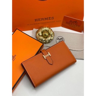 Hermes wallet (เย็บเครื่อง) Size 17cm