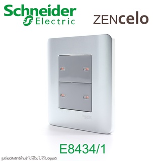 E8434/1 Schneider ZENcelo สวิตช์ทางเดียว4ช่อง Schneider สวิตช์1ทาง4ช่อง Schneider E8434/1 ZENcelo