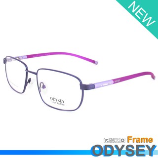 Odysey แว่นตา รุ่น 4294 C-8 สีม่วง กรอบเต็ม ขาสปริง วัสดุ สแตนเลส สตีล (สำหรับตัดเลนส์) Eyeglasses