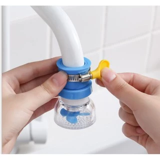 หัวต่อก๊อกน้ำ ก๊อกต่อหมุนได้ 360 องศา หัวกรองน้ำ **สีเขียว**
