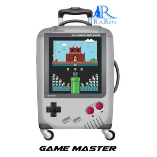 Rarin ผ้าคลุมกระเป๋าเดินทาง (ลายGame Master) สำหรับคลุมกระเป๋าขนาด  ขนาด Size M 24-26