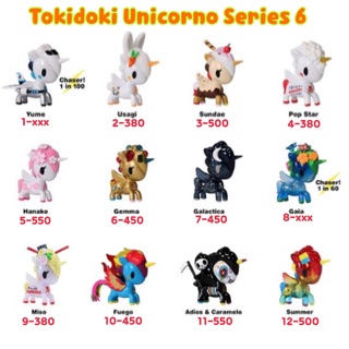 ❣️พร้อมส่ง...แบบตัวแยก❣️Tokidoki Unicorno Series 6