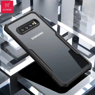 (( พร้อมส่ง)) เคสXUNDDแท้💯% SAMSUNG S10 /S10 plus S8plus เคสแบบกันกระแทกหลังใส ขอบข้างนิ่มสีด