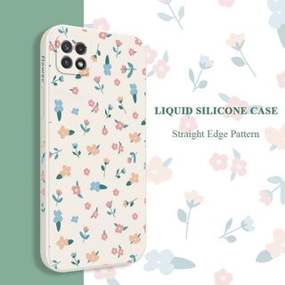 เคสโทรศัพท์มือถือแบบนิ่ม ลายดอกไม้ สร้างสรรค์ สําหรับ Samsung Galaxy A22 A12 4G 5G A02 A02S