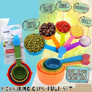 PP Measuring cups set ชุดช้อนตวงวัตถุดิบ