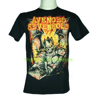 เสื้อวง Avenged Sevenfold เสื้อไซส์ยุโรป อะเว็นจด์เซเวนโฟลด์ A7X PTA1375 เสื้อวงดนตรีต่างประเทศ