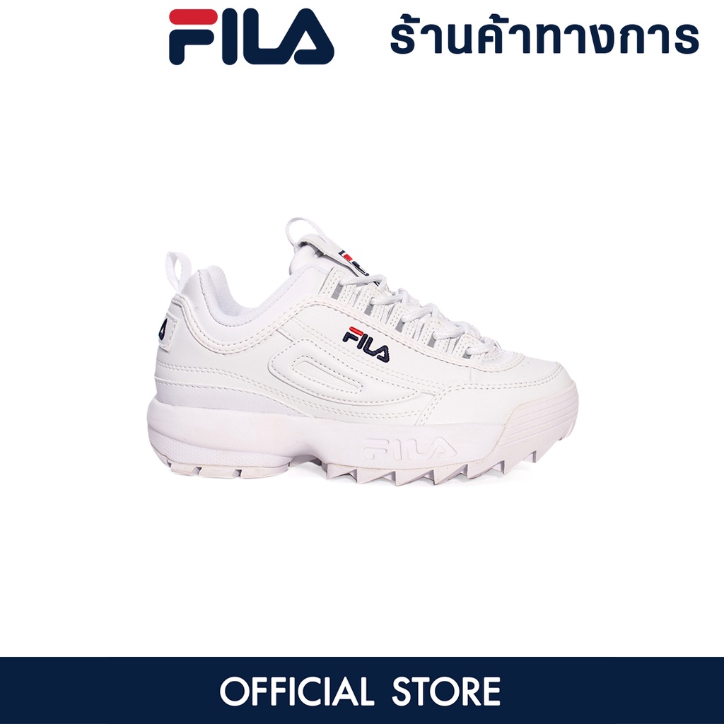 COD Fila Disruptor 3 White แท้ รองเท้า FILA รองเท้าผ้าใบ สีขาว รองเท้า ...