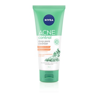 NIVEA  Acne Repair Cleanser นีเวีย แอคเน่ รีแพร์ เจนเทิล ไมโคร คลีนเซอร์ 90 มล. ล้างหน้า สูตรอ่อนโยน จัดการปัญหาสิว