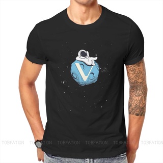 เสื้อวินเทจผญ - ผ่อนคลายHodlฮิปฮอปTShirtVechainVETBlockchainCryptoCryptocurrencyครีเอทีฟสตรีทแวร์สั